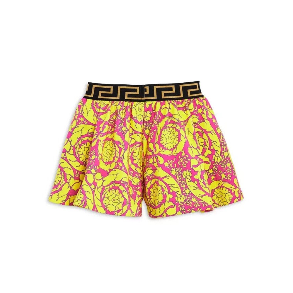 Versace Girls' Fleece‎ Barocco Shorts Size 8A 8 Years NEW with tags $285